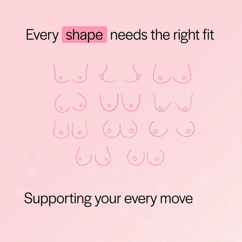 Ouna fits all boob types &mdash; every shape needs the right fit, supporting your every move